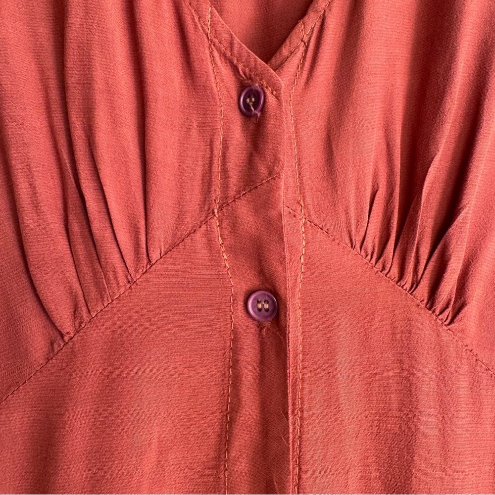 Anthropologie Lacausa Melody Dress Midi size Small - Picture 4 of 6